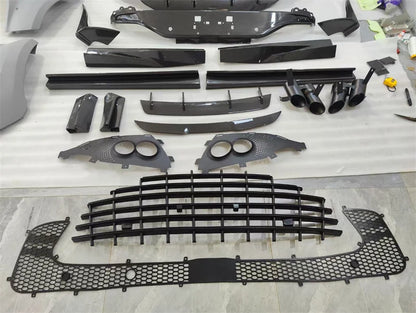 Facelift Car Front Bumper Grilles Rear Bumpers Exhaust Pipes Side Skirts Carbon Body Kit for Aston Martin DBX 707 Bodykit