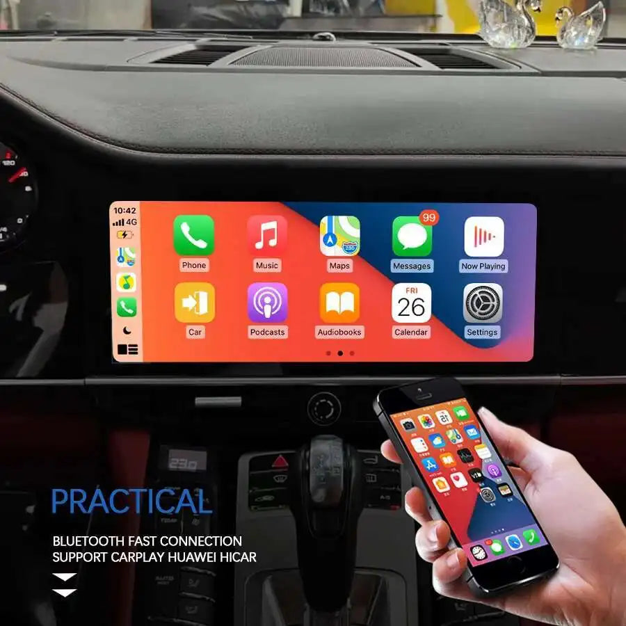 Android Dual Screen For Porsche Panamera 2010-2017 Intelligent System Navigation GPS Car Radio Multimedia Player Carplay Audio