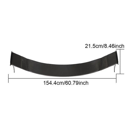 Dry Carbon Fiber Rear Trunk Wing Spoiler For Porsche 911 991 Turbo S 2-Door 2014-2016