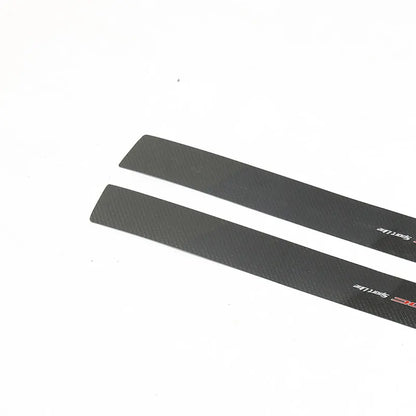 For Maserati GranTurismo GT GTS GC MC carbon fiber welcome pedal decorative strip and threshold strip replacement style 2007-20