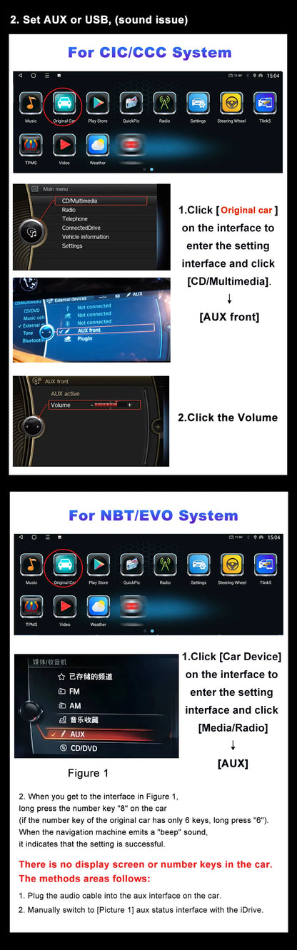 RHD For BMW 5 Series F10 F11 2011 - 2017 Android Wireless Carplay Radio Multimedia Player GPS WIFI DSP Stereo Screen Accessories