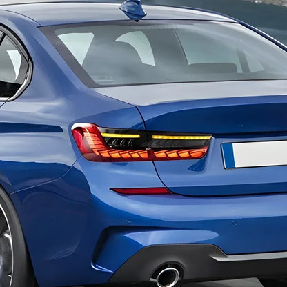 Car Taillights For BMW 3 Series G20 G28 320i 325i 330i 2020-2024 Upgrade LED Dynamic Dragon Taillight Accessories Assembly