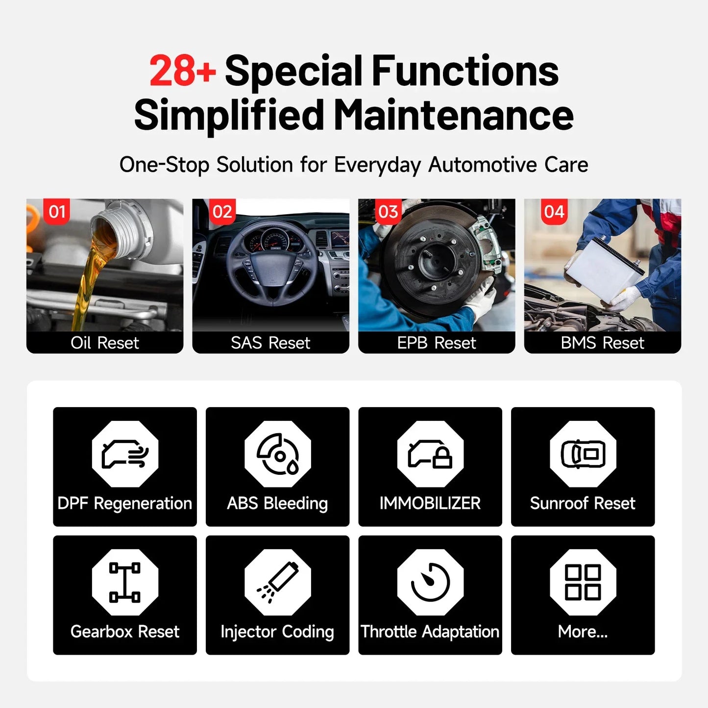 TOPDON Artidiag800 BT 2 OBDII Scanner All System Auto Diagnostic Scan Tool Bi-Directional Control Active Tes 28+ Reset Service