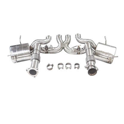 GFC catback exhaust muffler for Chevrolet Corvette C8 Z06 5.5L, Car electric valve exhaust system made of 304 stainless steel