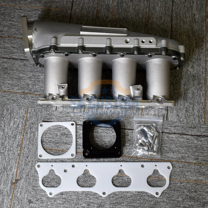 Full Aluminum Alloy Race Patter Intake Manifold Suitable For Honda 2002-2005 Civic Coupe SI RSX K Series K20A K20A2 K20Z1 K24A1