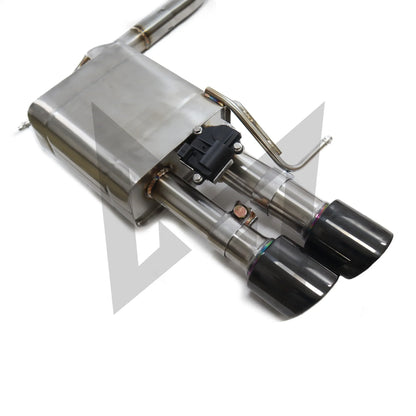 MANX Car Exhaust system for VOLKSWAGEN CC 2.0T Stainless steels Downpipe and Catback exhaust pipe with remote control valve