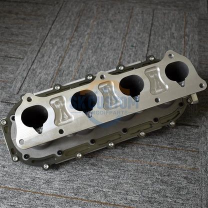Full Aluminum Alloy Race Patter Intake Manifold Suitable For Honda 2002-2005 Civic Coupe SI RSX K Series K20A K20A2 K20Z1 K24A1