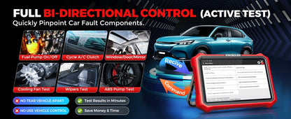 [Lifetime Free Update] KINGBOLEN K8 PRO ELITE Auto Diagnostic Tool Full System ECU Coding 40 Service Bidirectionnal OBD2 Scanner