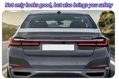 Upgraded Through Taillights Accessories for BMW 7 Series F01 F02 G11 G12 730Li 740Li 750Li 2008-2019 LED Car Taillights Assembly