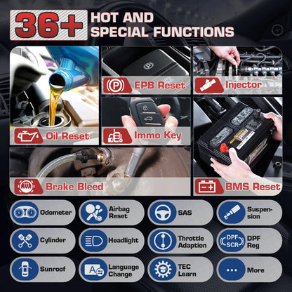 Autel MK906 PRO MK906Pro Автомобильный диагностический инструмент с аппаратным обеспечением ультра-уровня, обслуживанием 36+
