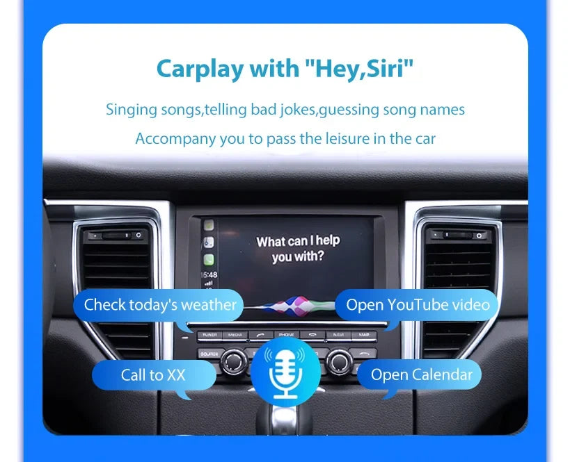 Wireless CarPlay 6.5" For Ferrari California T（15-18）Android mirror link AirPlay CarPlay function