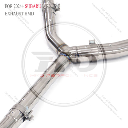 HMD Exhaust Muffler Valve Pipes Auto Performance Parts for 2024+ Subaru WRX 2.4T Valves Exhaust