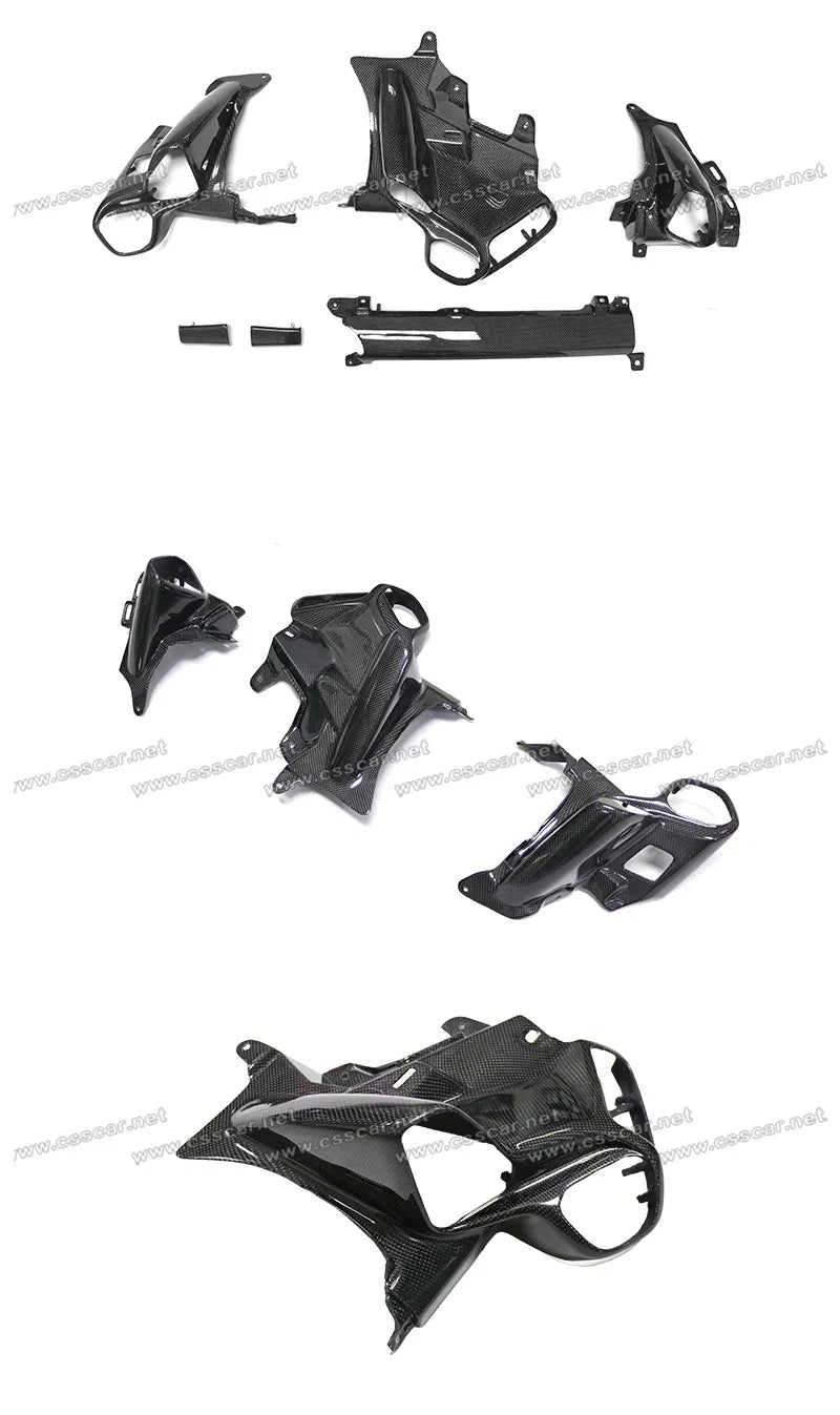 For Ferrari 458 OEM Replement Instrument Panel Air Conditioning Cover Trims Dry Carbon Fiber Interior Decoration Accessories