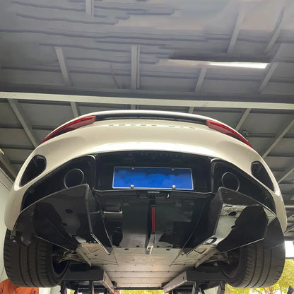 Suitable for Car Part Dry Carbon Fiber Rear Bumper Diffuser Lip Exterior Trims for Lotus Emira 2021+