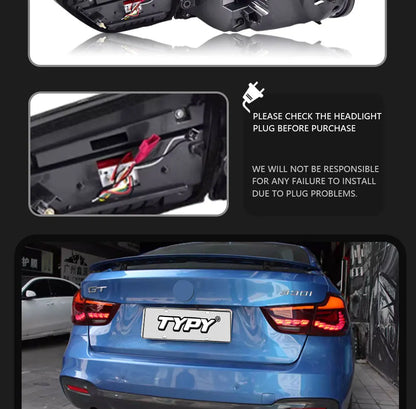 TYPY Car Tail Lights For BMW 3 Series GT F34 2013-2020 LED Car Tail Lamps Daytime Running Lights Dynamic Turn Signals