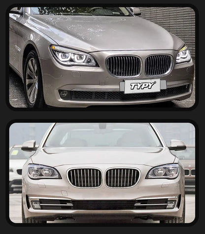 Car Headlights For BMW 7 Series F01 F02 2009-2014 LED Car Lamps Daytime Running Lights Dynamic Turn Signals Car Accessories