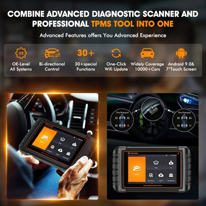 FOXWELL NT809TS TPMS Programming Tool All Systems Car Scanner Bi-Directional Control 30+ Reset OBD2 Bluetooth Diagnostic Tools
