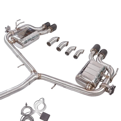 GFC Catback Exhaust Muffler for 2018 10th Gen Honda Civic FC1 1.5T, Car Electric Valve Exhaust System Made of Stainless Steel