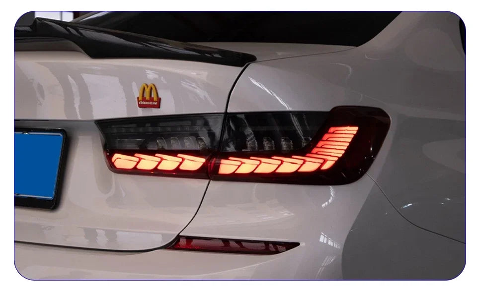 Car Taillights For BMW 3 Series G20 G28 320i 325i 330i 2020-2024 Upgrade LED Dynamic Dragon Taillight Accessories Assembly