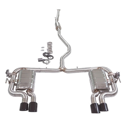 GFC Catback Exhaust Muffler for 2018 10th Gen Honda Civic FC1 1.5T, Car Electric Valve Exhaust System Made of Stainless Steel