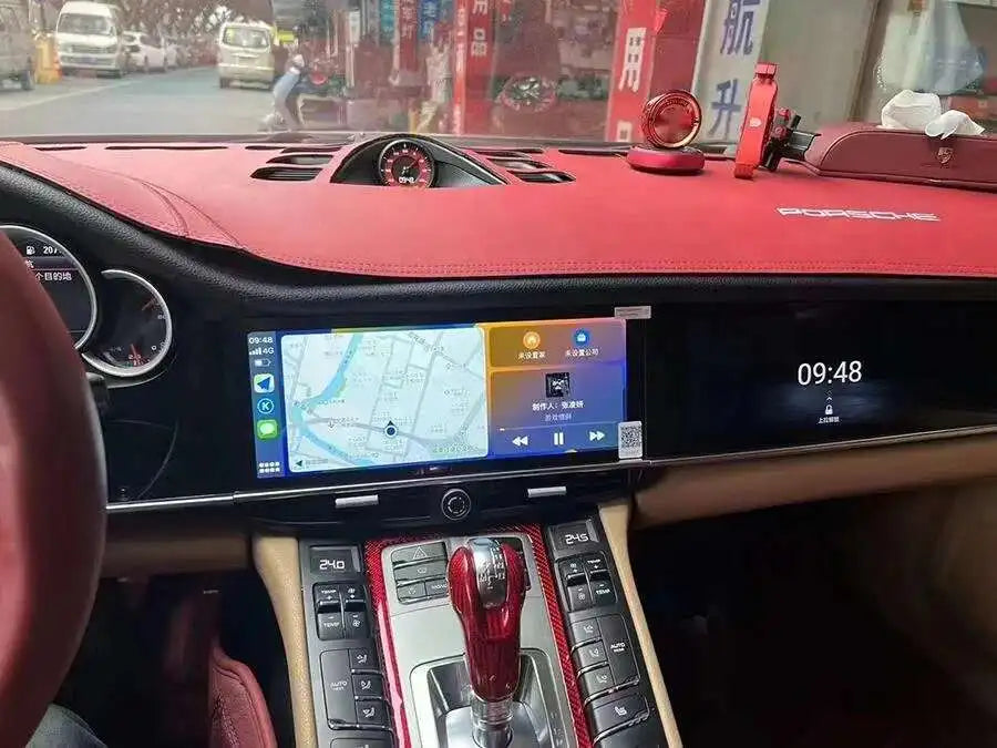 Android Dual Screen For Porsche Panamera 2010-2017 Intelligent System Navigation GPS Car Radio Multimedia Player Carplay Audio