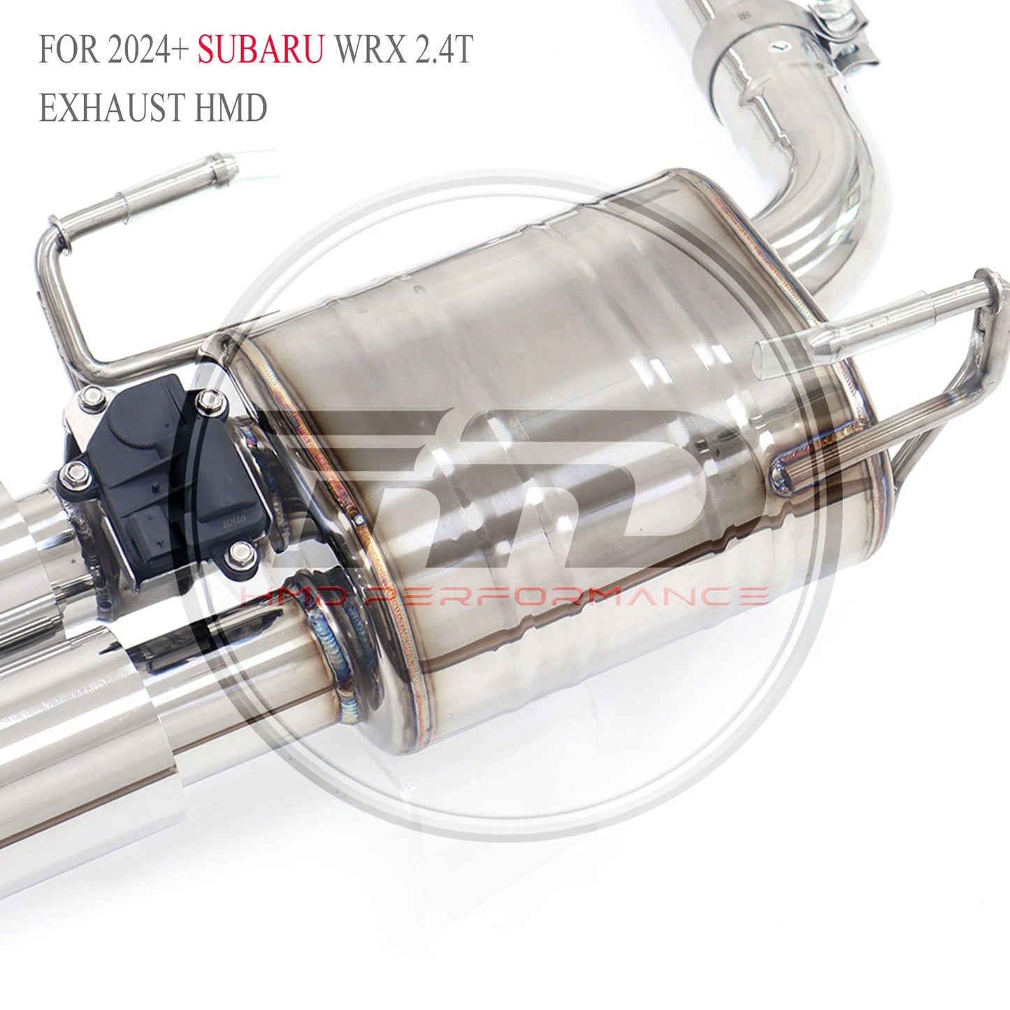 HMD Exclusive Customization 2024+ SS304 Exhaust Catback For Subaru WRX 2.4T High Flow Pipe With Muffler Tips Car Accessories