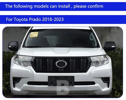 Auto Headlight For Toyota Prado 2018-2023 LED Car Front lamps Assembly Upgrade Bugatti Design Four Projector Lens Accessories