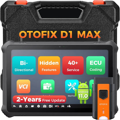 OTOFIX D1 Max Automotive Diagnostic Scan Tool Bi-Directional Scanner ECU Coding DoIP & CANFD 2 Years Update Upgraded of D1 PRO