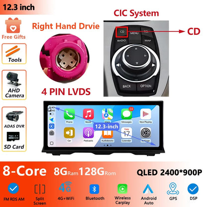 RHD For BMW 5 Series F10 F11 2011 - 2017 Android Wireless Carplay Radio Multimedia Player GPS WIFI DSP Stereo Screen Accessories