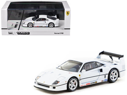 Ferrari F40 White "Road64" Series 1/64 Diecast Model Car by Tarmac Works  free shipping USA