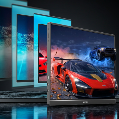 16.1" Portable Gaming Monitor – 144Hz, 1080P FHD IPS, USB-C & Mini HDMI, Compatible with PS5, Xbox, Steam Deck & Laptop