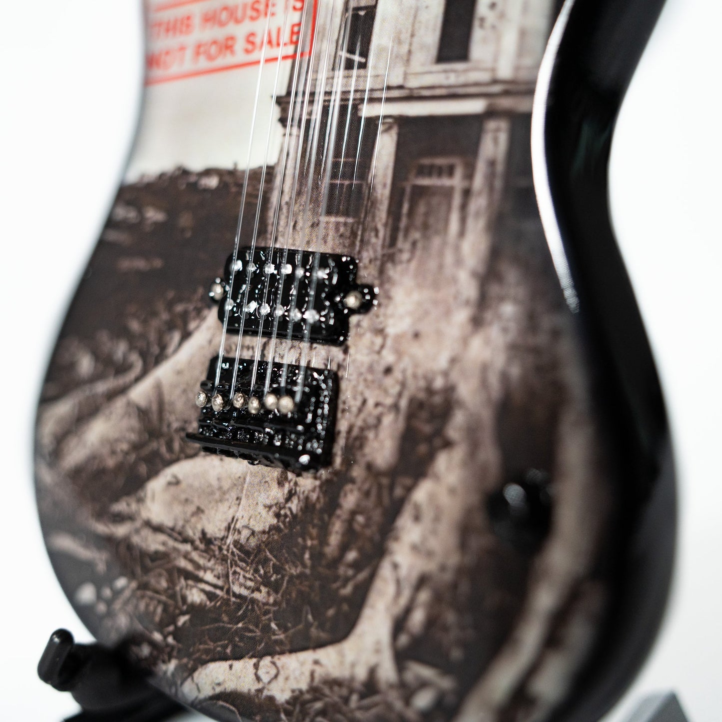 Bon Jovi This House Is Not For Sale Collectible Miniature Guitar