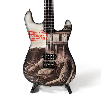 Bon Jovi This House Is Not For Sale Collectible Miniature Guitar