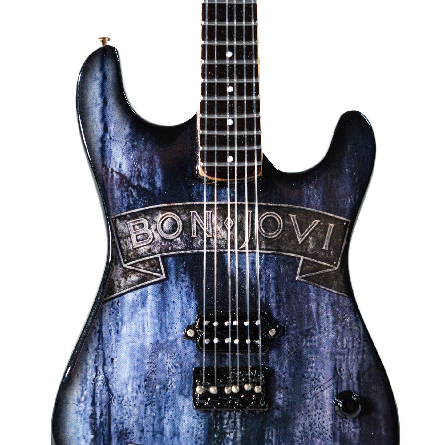 Bon Jovi New Jersey Collectible Miniature Guitar