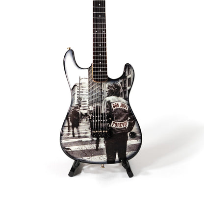 Bon Jovi Forever Album Collectible Miniature Guitar