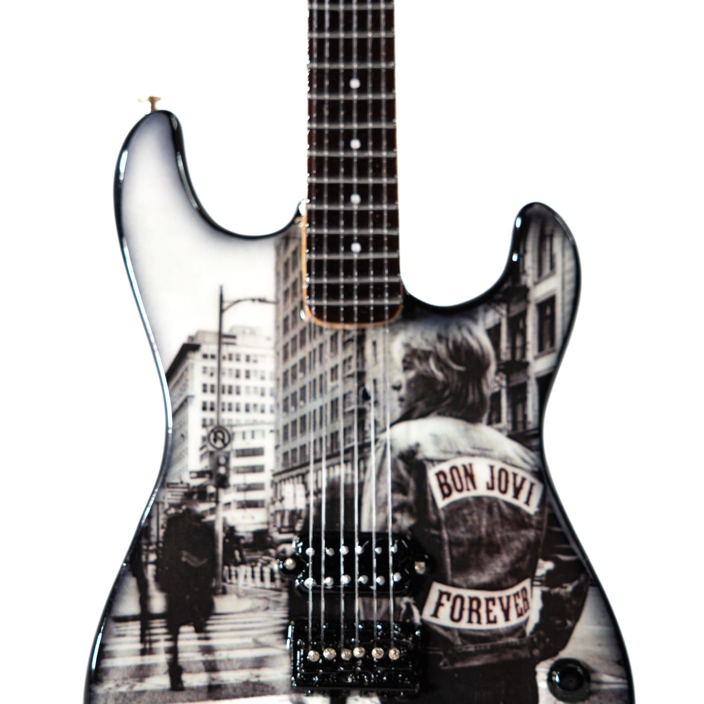 Bon Jovi Forever Album Collectible Miniature Guitar