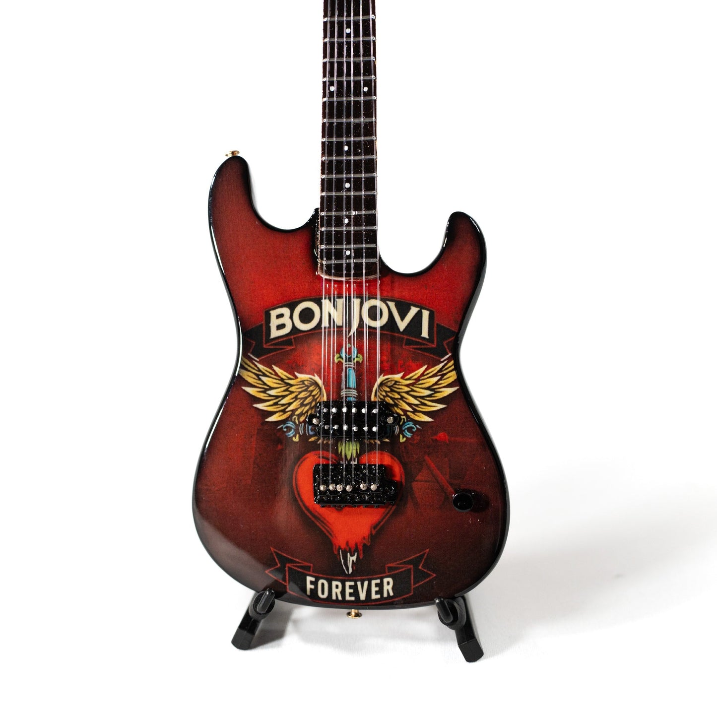 Bon Jovi Forever Tour Collectible Miniature Guitar