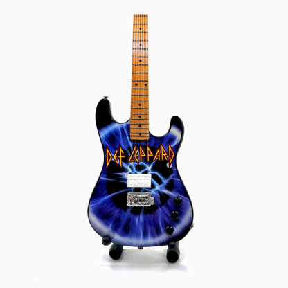 The Complete Def Leppard Collectible Miniature Guitar Set – All 6 Official Designs