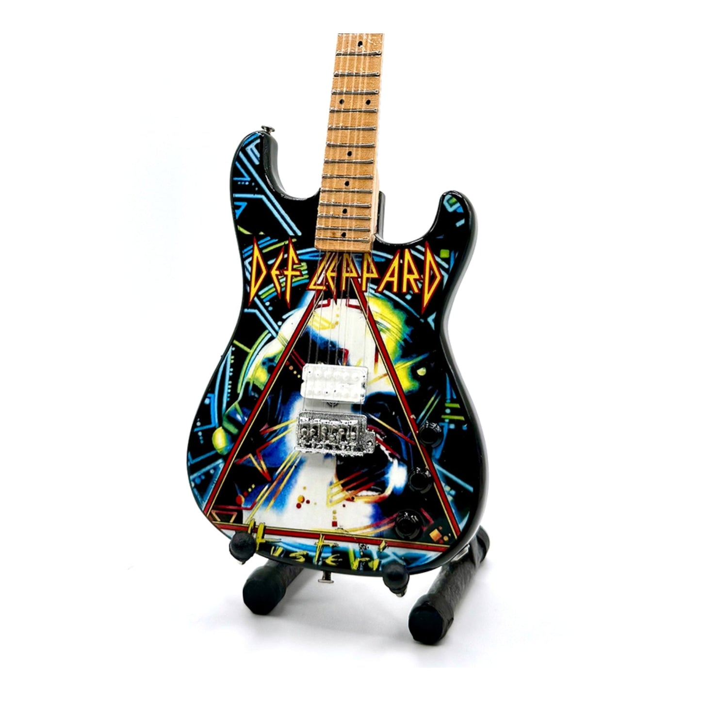 The Complete Def Leppard Collectible Miniature Guitar Set – All 6 Official Designs