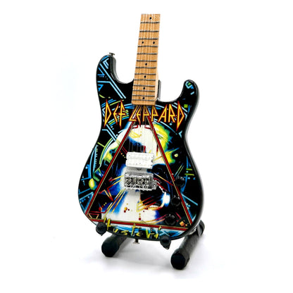 The Complete Def Leppard Collectible Miniature Guitar Set – All 6 Official Designs