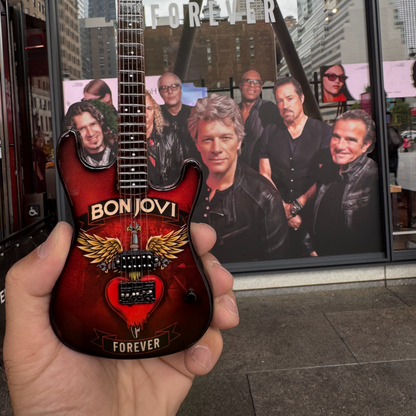 Bon Jovi Forever Tour Collectible Miniature Guitar