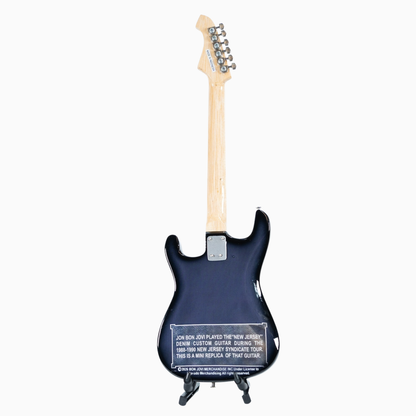 Bon Jovi Denim Collectible Miniature Guitar