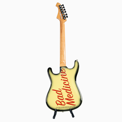 Bon Jovi Slippery When Wet Collectible Miniature Guitar
