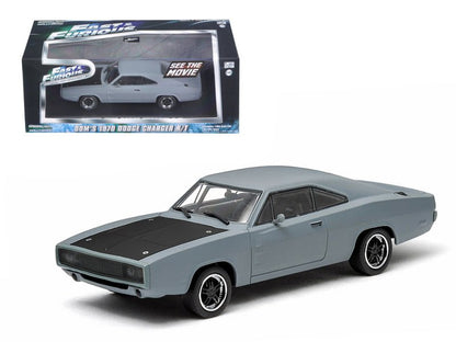 Dom's 1970 Dodge Charger R/T Primered Grey "Fast and Furious" Movie (2009) 1/43 Diecast Car Model by Greenlight  free shipping USA
