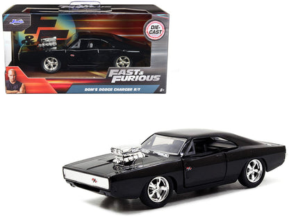 Dom's Dodge Charger R/T Black "Fast & Furious 7" (2015) Movie 1/32 Diecast Model Car by Jada  free shipping USA