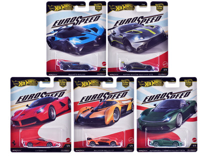 "Euro Speed" 5 piece Set "Car Culture" 2025 Series L Diecast Model Cars by Hot Wheels  free shipping USA