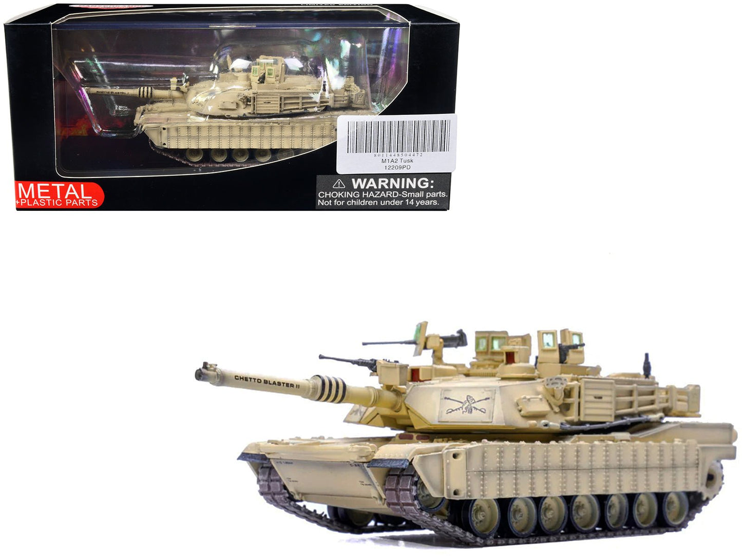 General Dynamics M1A2 Abrams TUSK Tank 1/72 Diecast Model by Panzerkampf  free shipping USA