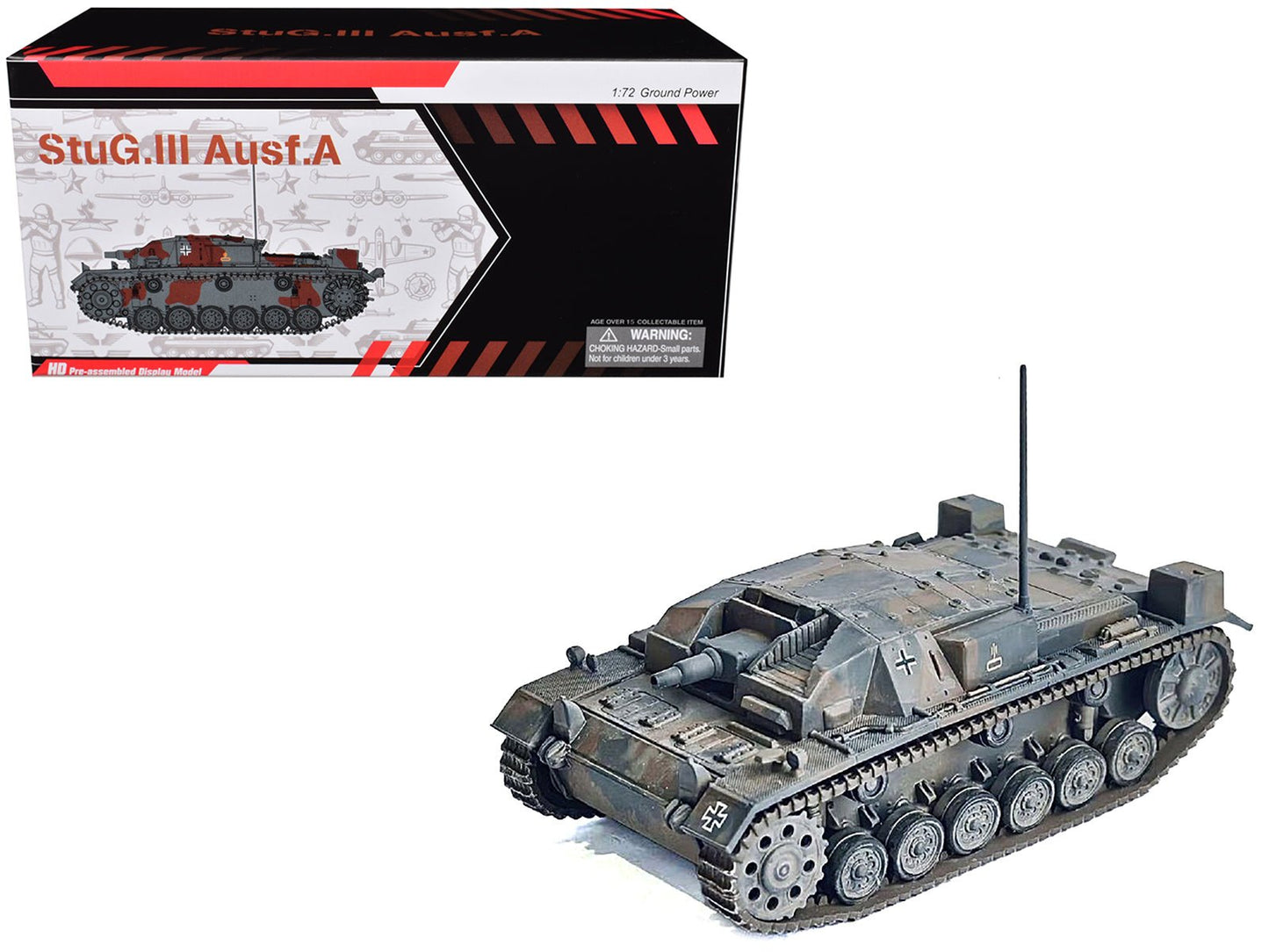 Germany StuG.III Ausf.A Tank "France" (1940) "NEO Dragon Armor" Series 1/72 Plastic Model by Dragon Models  free shipping USA
