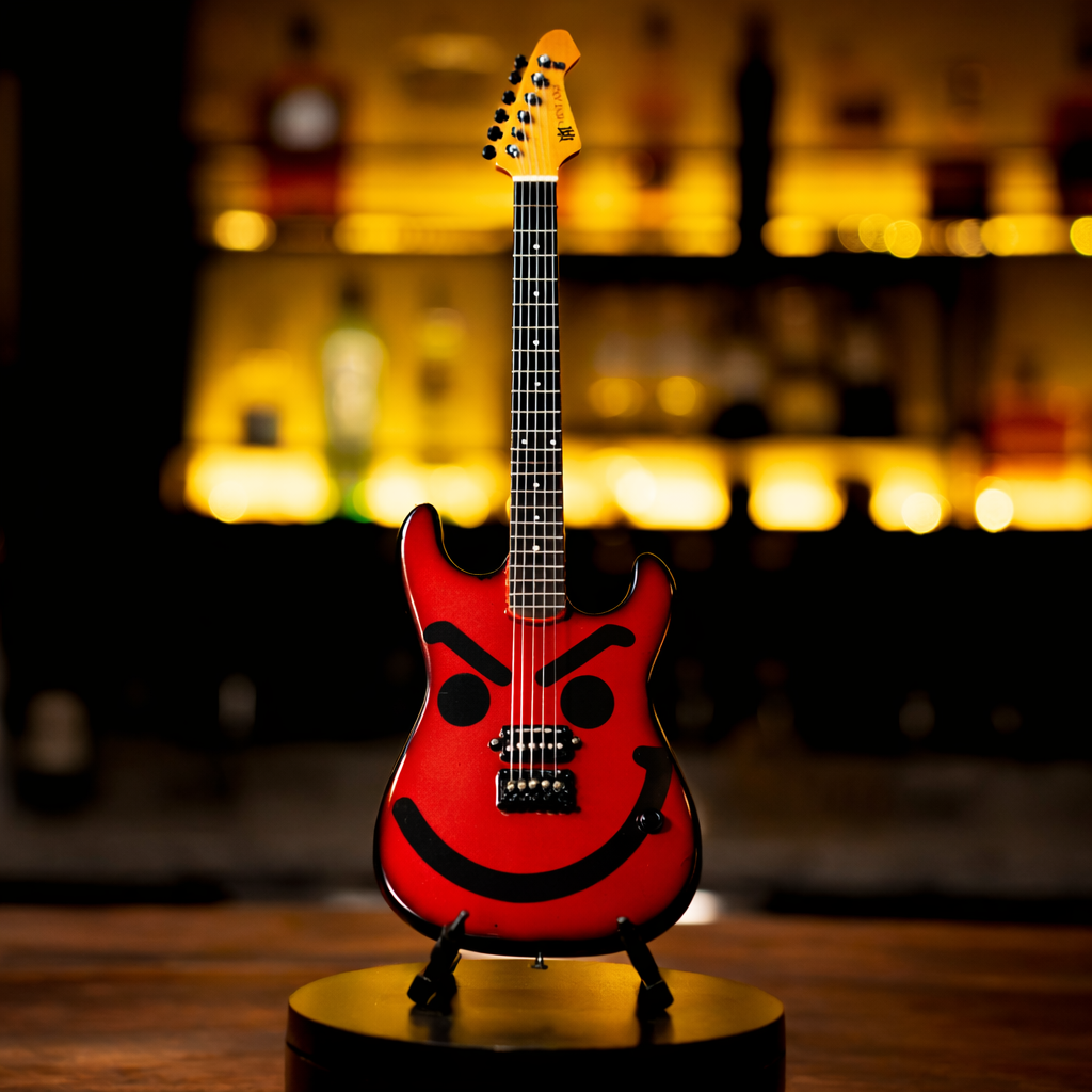 Bon Jovi Have a Nice Day Collectible Miniature Guitar