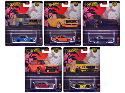 "Japan Historics 4" 5 piece Set "Car Culture" 2024 Series B Diecast Model Cars by Hot Wheels  free shipping USA